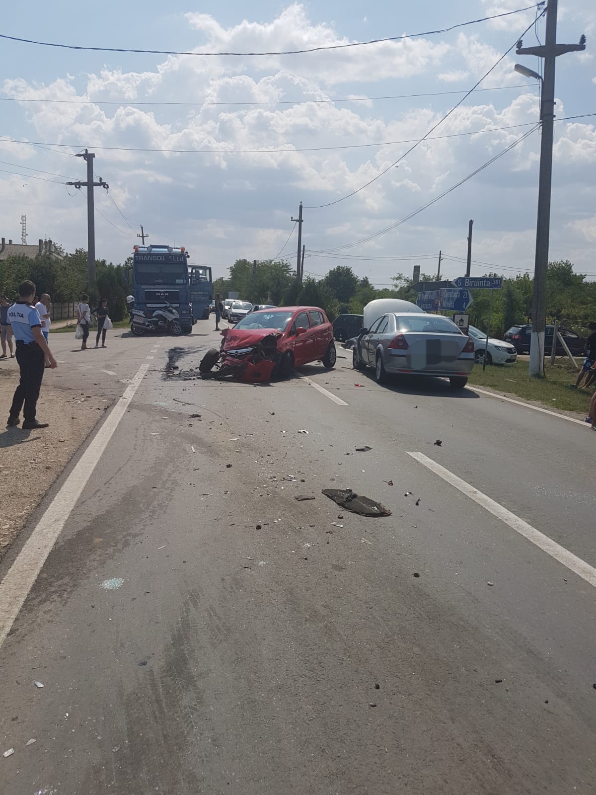 CONSTANȚA: Accident rutier la Topraisar! Cinci persoane, transportate la spital UPDATE