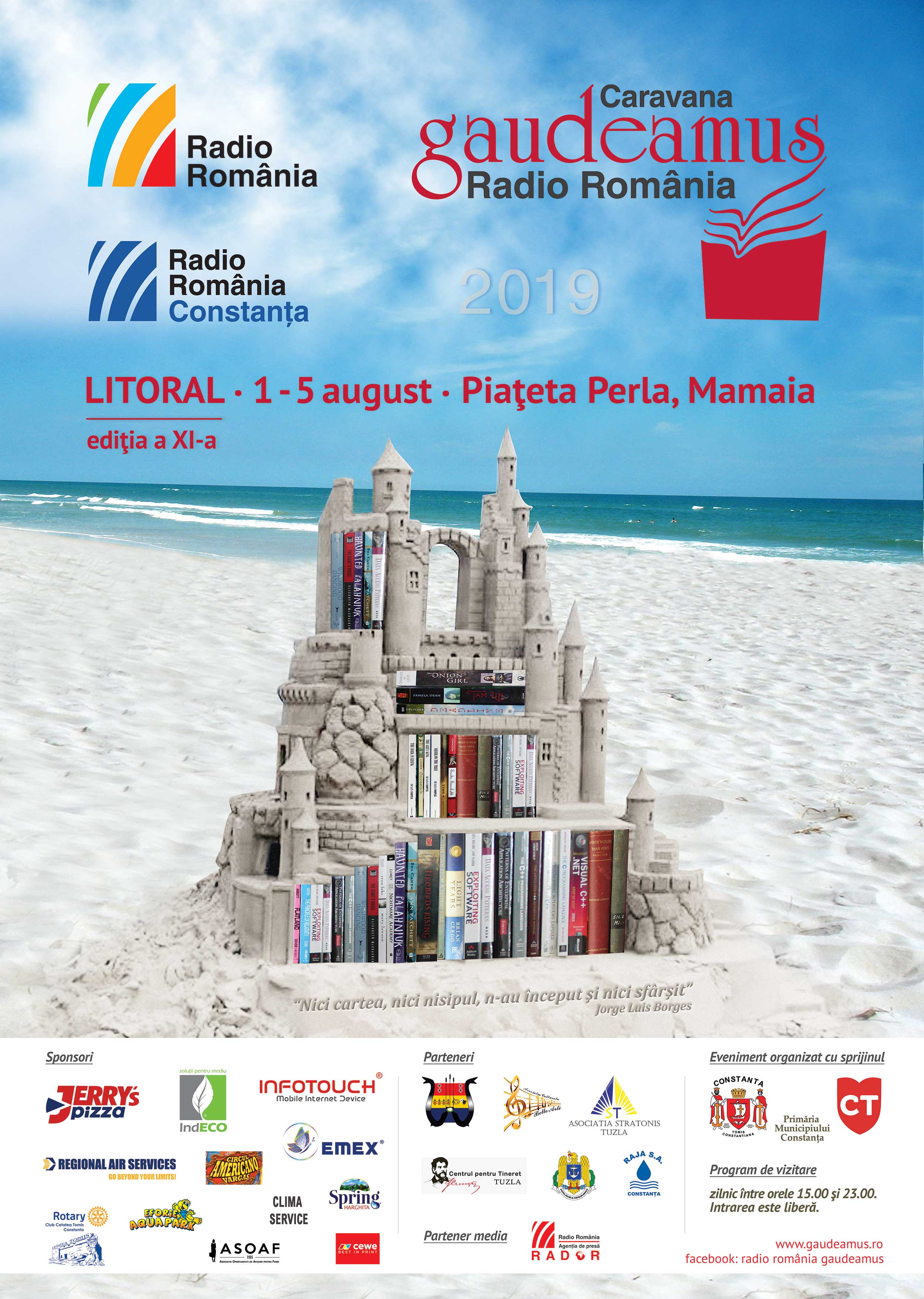 Cartea nu intră niciodată în vacanță la Caravana Gaudeamus Radio România