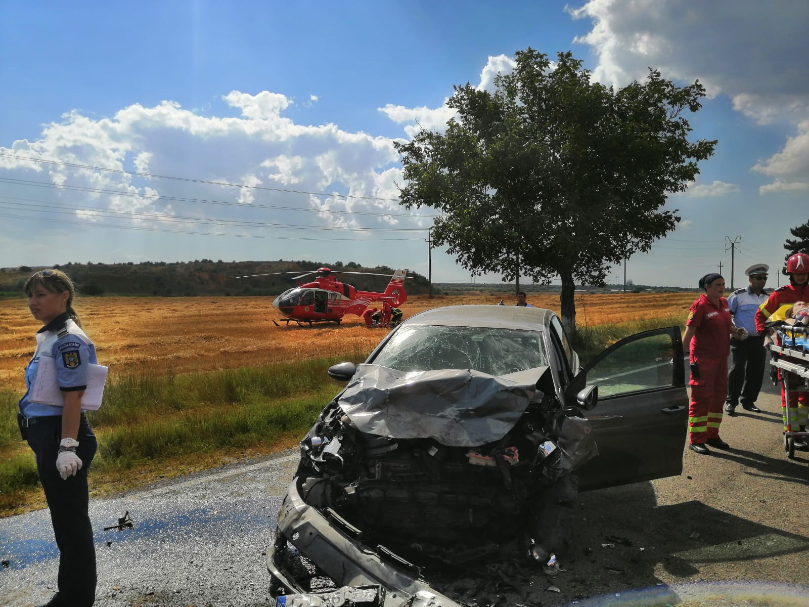 Un grav accident de circulație s-a produs pe DN2A, dinspre OVIDIU către MIHAIL KOGĂLNICEANU – FOTO/VIDEO