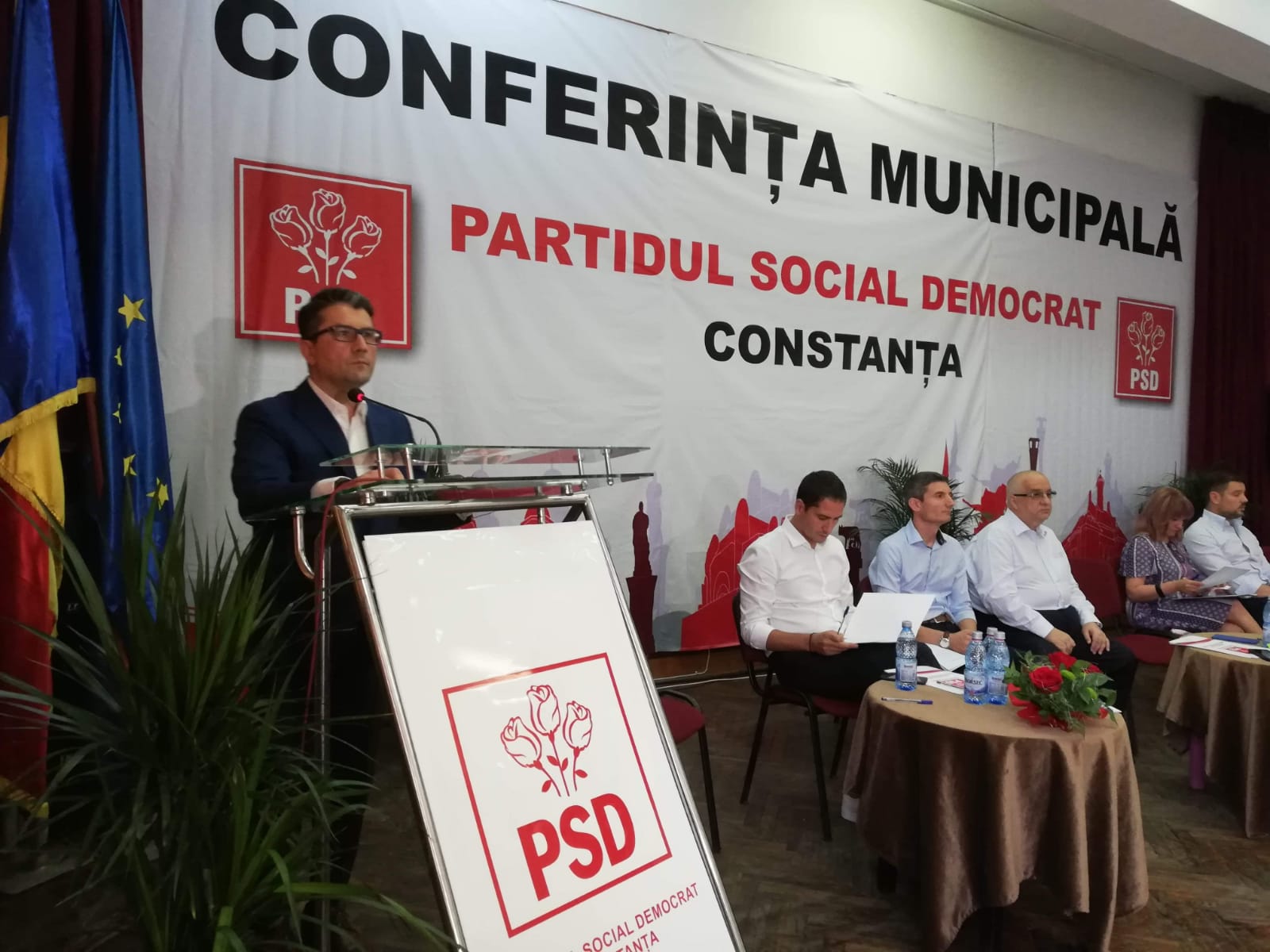 Decebal Făgădău, reales preşedinte al organizaţiei municipale a PSD Constanţa