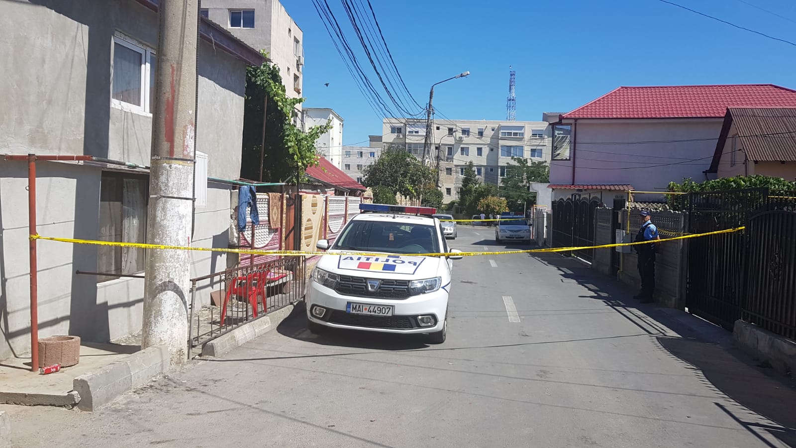 MANGALIA: Două persoane au fost împușcate cu o armă de vânătoare. Una dintre ele a murit. Suspectul a fost identificat de polițiști – FOTO
