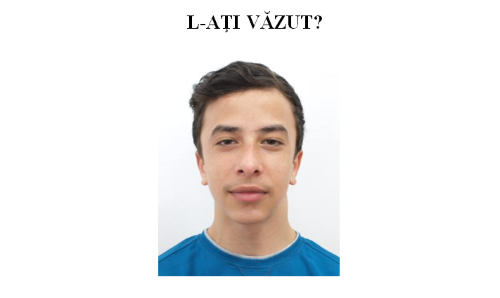 Dacă l-ați văzut, anunțați autoritățile