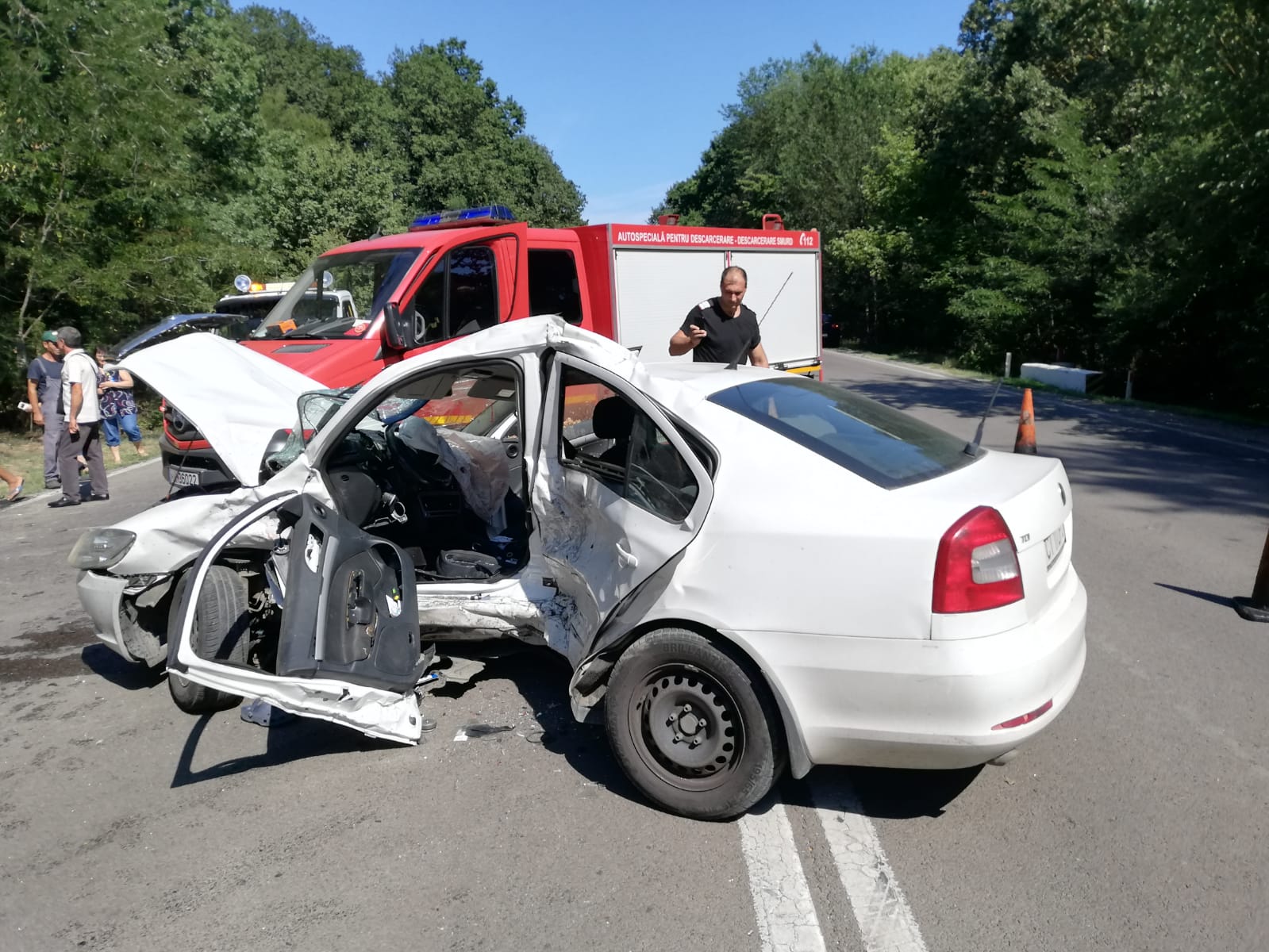 FOTO: Bărbatul care a produs accidentul de la Valu lui Traian a decedat