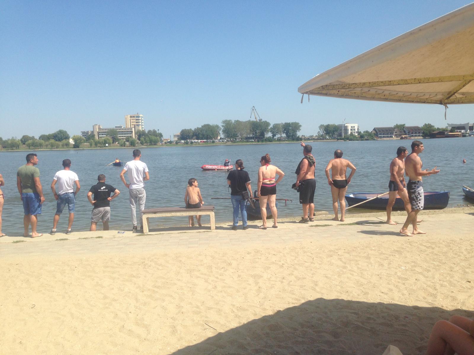 TULCEA/FOTO: Copil dispărut în lacul Ciuperca