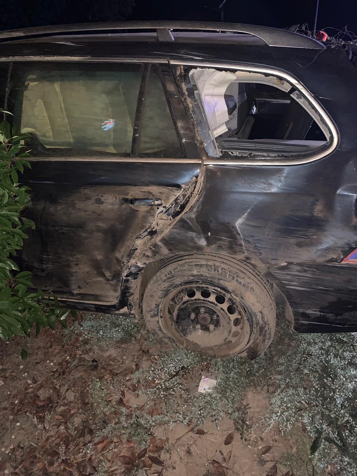 Județul CONSTANȚA/FOTO: Un șofer băut s-a răsturnat cu mașina