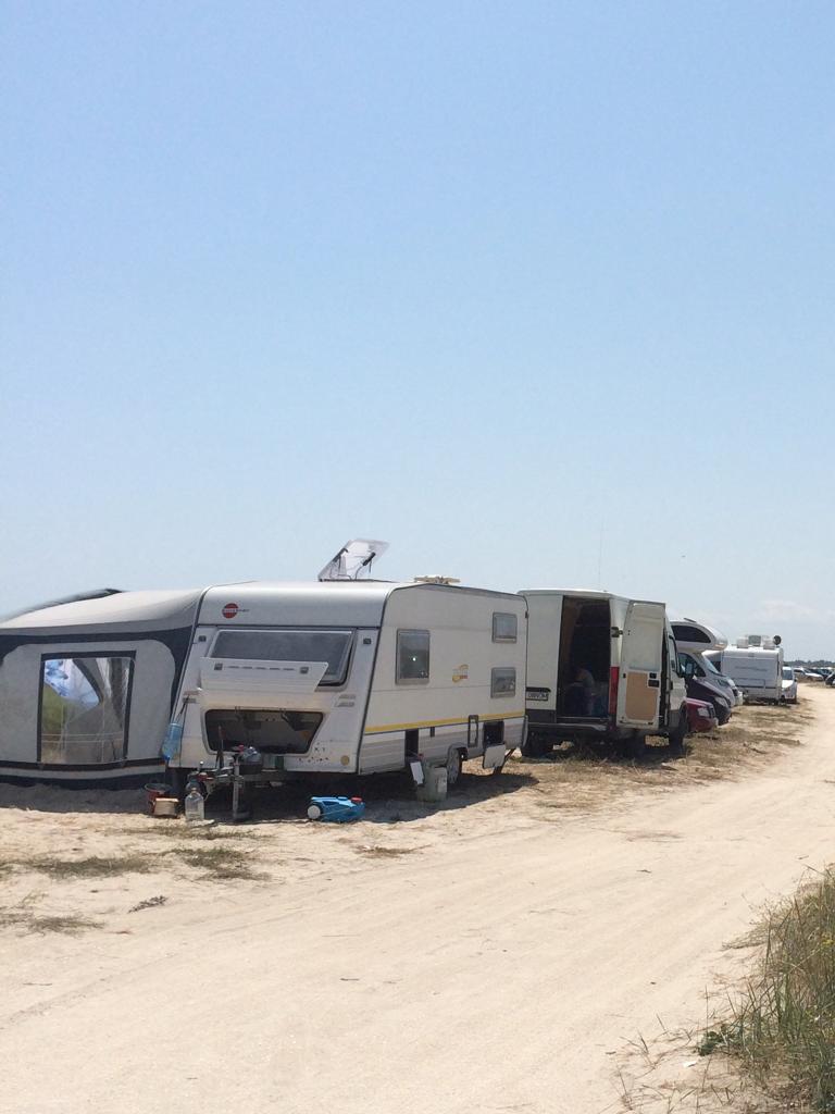 Situație gravă pe plajele sălbatice de la Vadu și Corbu – numărul mare de turiști a provocat distrugeri! Ce măsuri a luat Administrația Biosferei Delta Dunării