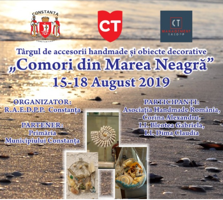 CONSTANȚA: Târgul de produse handmade „Comori din Marea Neagră”