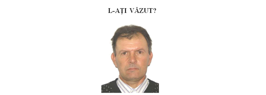 CONSTANȚA: Bărbat de 51 de ani, dispărut de acasă. Familia și polițiștii cer ajutorul populației