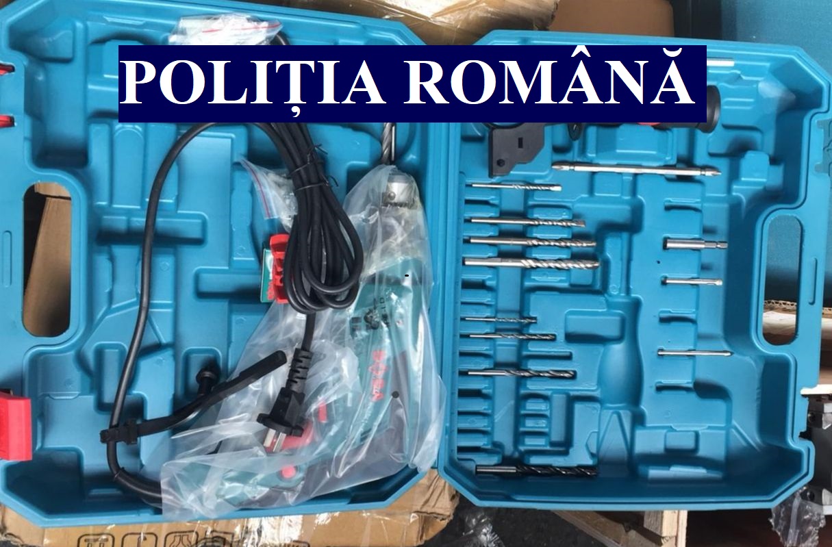 Unelte electrice, în valoare de aproape 12.000 de lei, ridicate de polițiști – FOTO