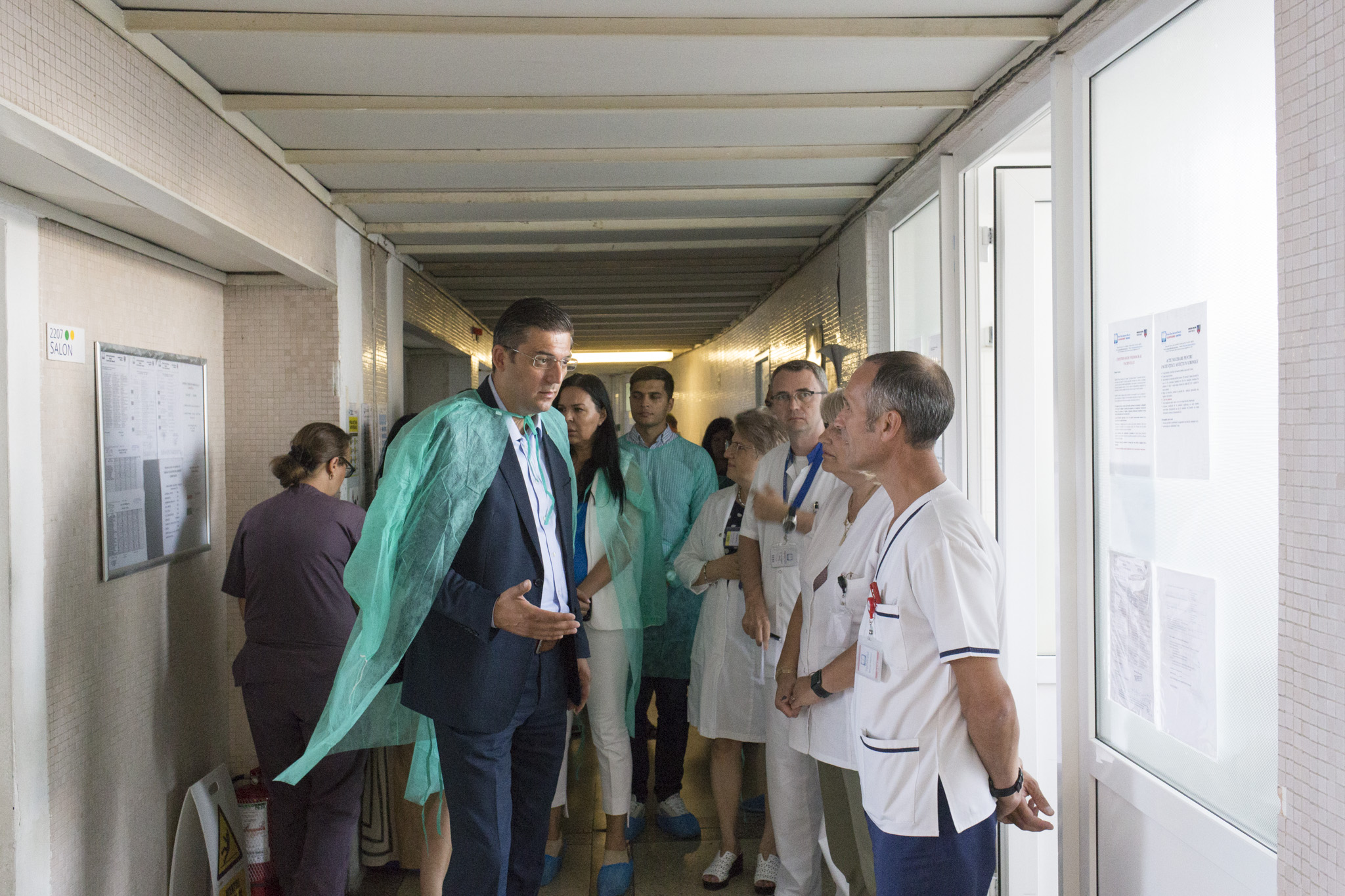 CONSTANȚA: Vizită de lucru a președintelui CJC, Horia Țuțuianu, la Spitalul Clinic Județean de Urgență – FOTO