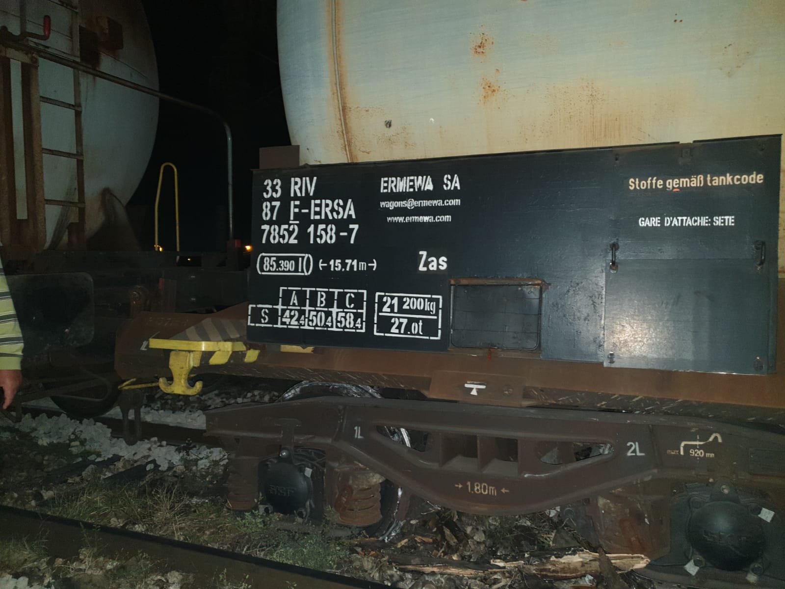 CONSTANȚA: Un tren a deraiat în zona Brătianu – FOTO