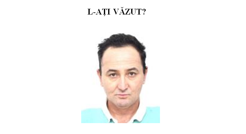Dacă l-ați văzut, anunțați autoritățile