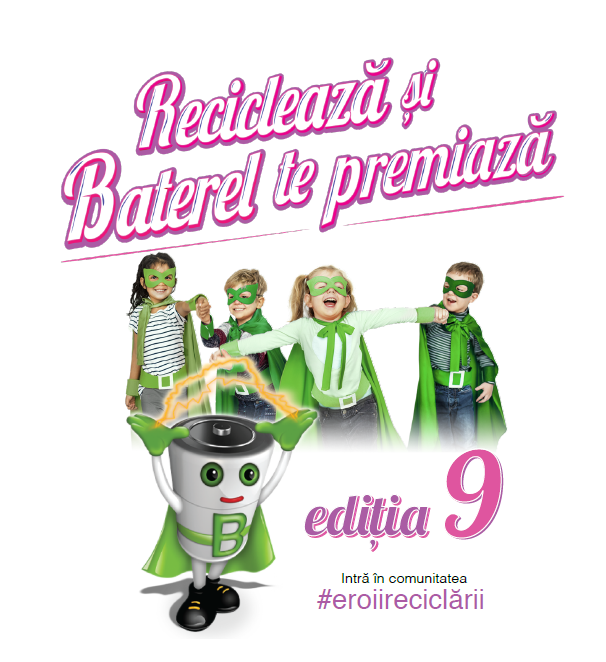 „Baterel Eroul Reciclării” a revenit în școlile din România