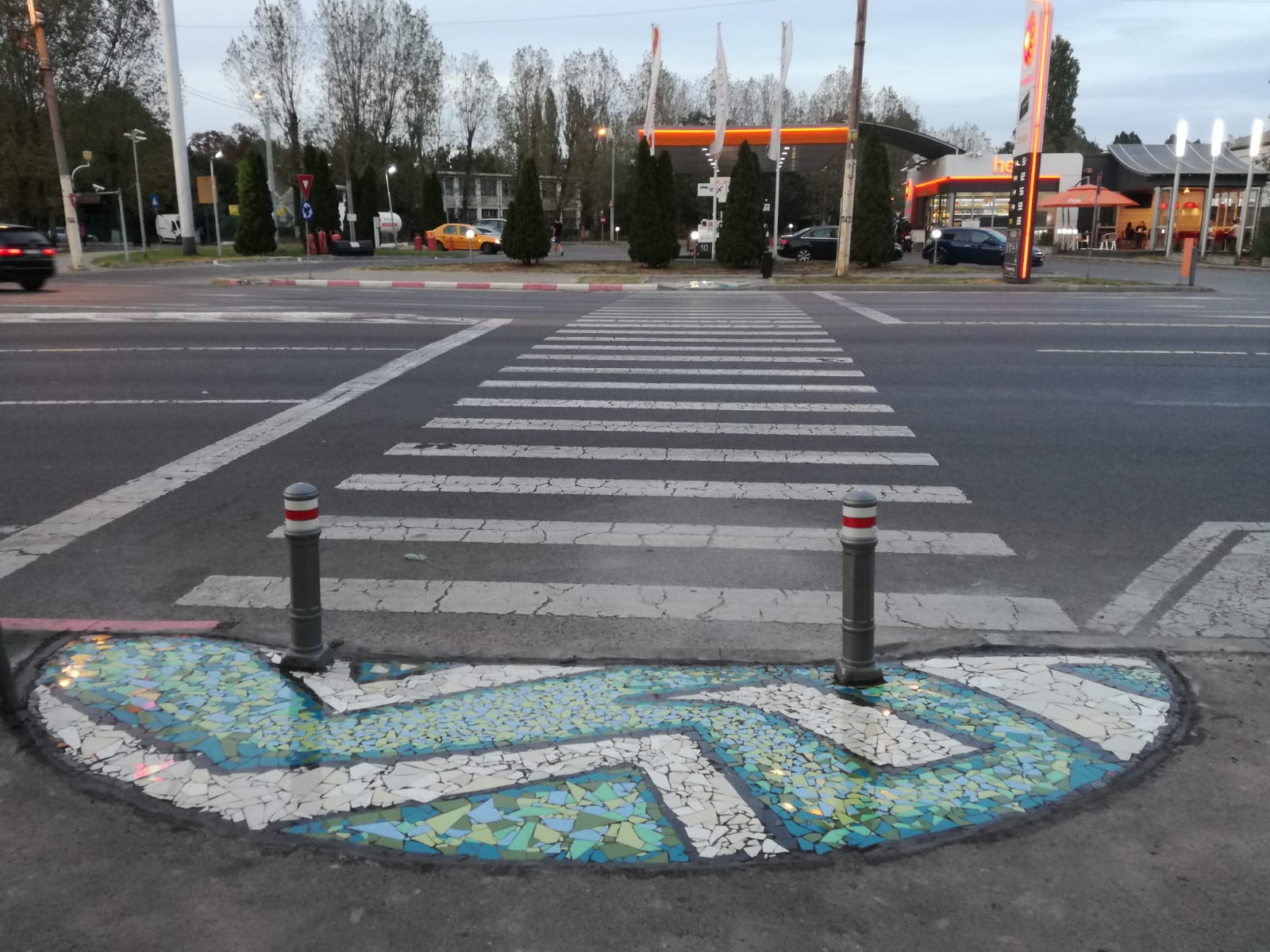 CONSTANȚA. Au apărut primele lucrări decorative din campania „Orașul meu din mozaic“