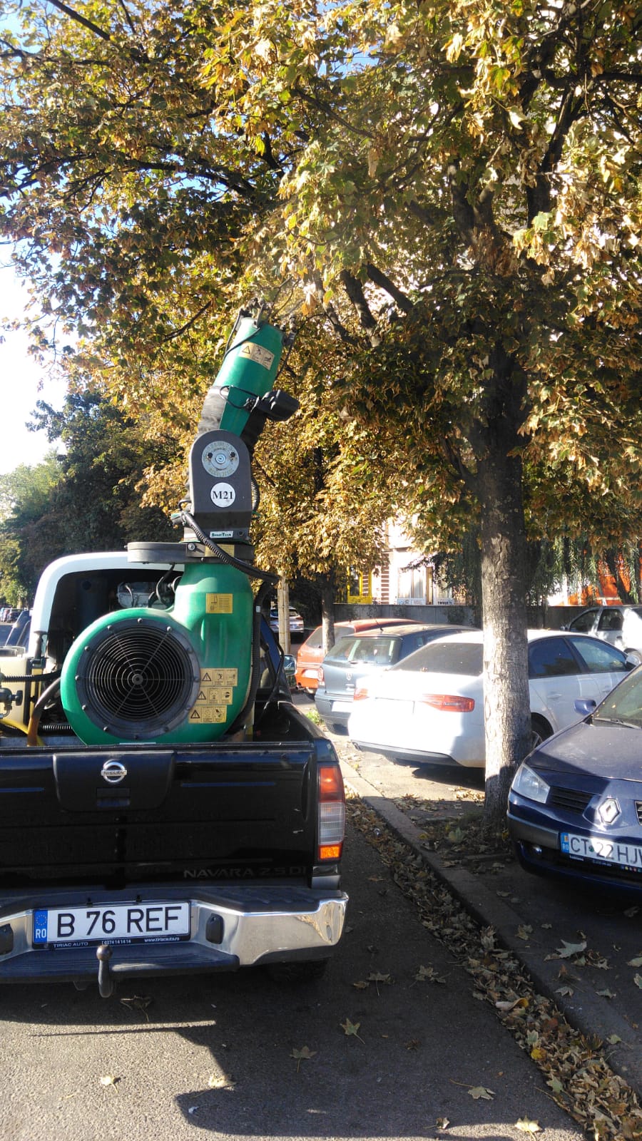CONSTANȚA: A început stropirea pomilor împotriva dăunătorilor – FOTO