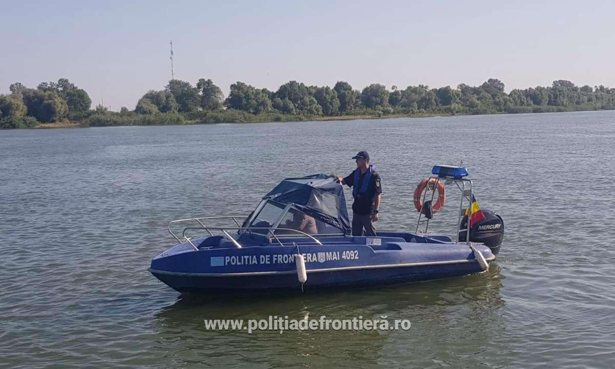 TULCEA: Pescar salvat de la înec de Poliția de Frontieră