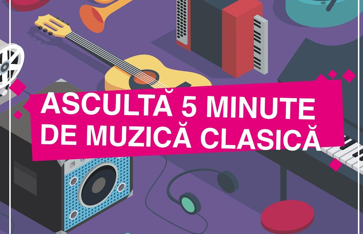 Proiect Radio România Muzical | Ascultă 5 minute de muzică clasică, între 1-31 octombrie, în spații neconvenționale din întreaga țară