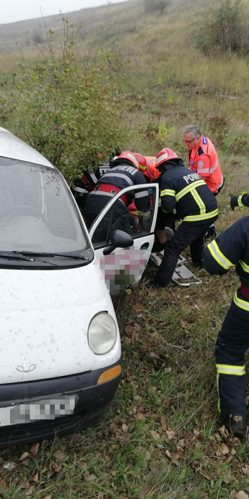 Accident rutier pe DJ222, în județul Tulcea FOTO