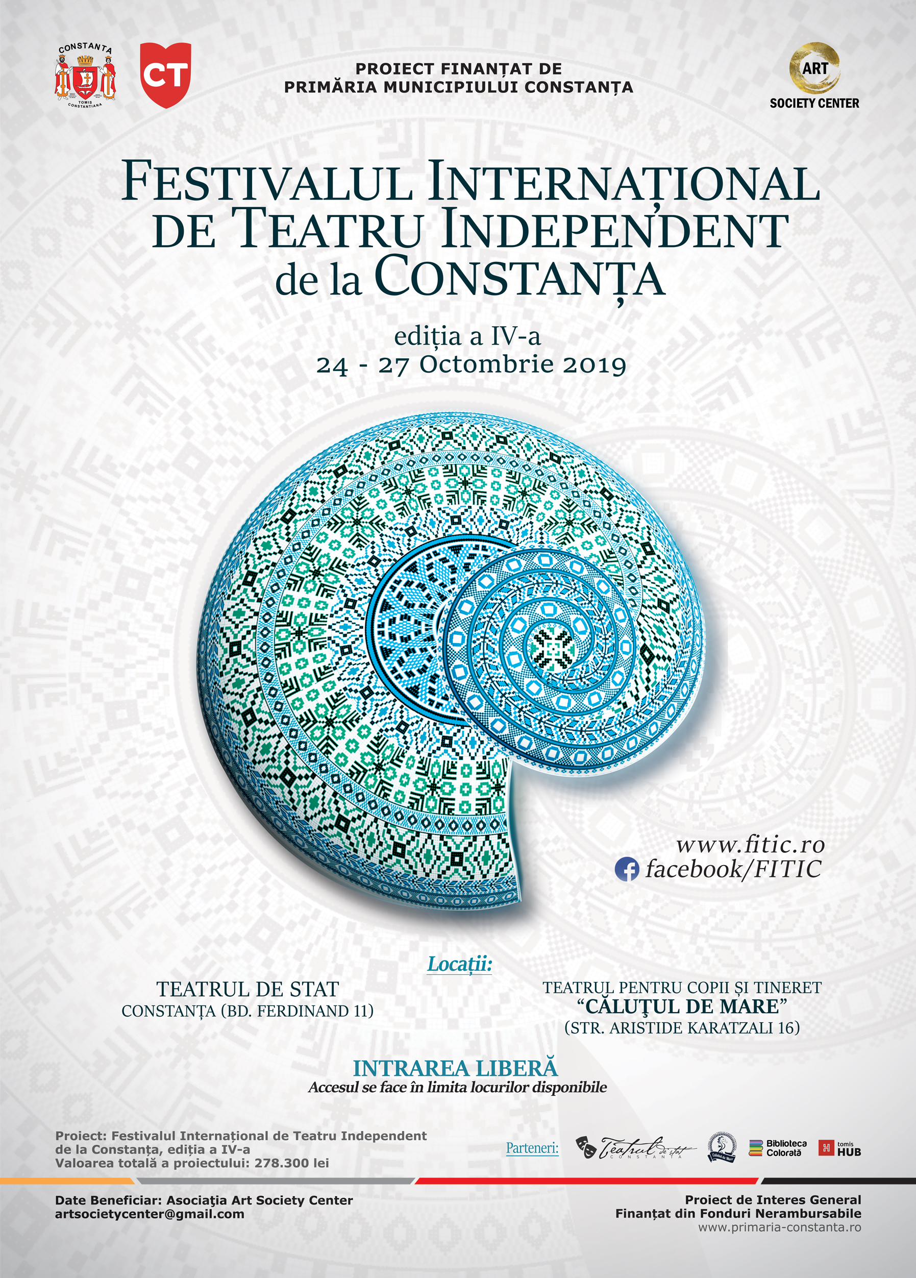 CONSTANȚA: Mâine începe Festivalul Internaţional de Teatru Independent. Programul integral al evenimentului