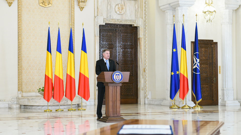 Președintele României va susține o declarație de presă la ora 15.00
