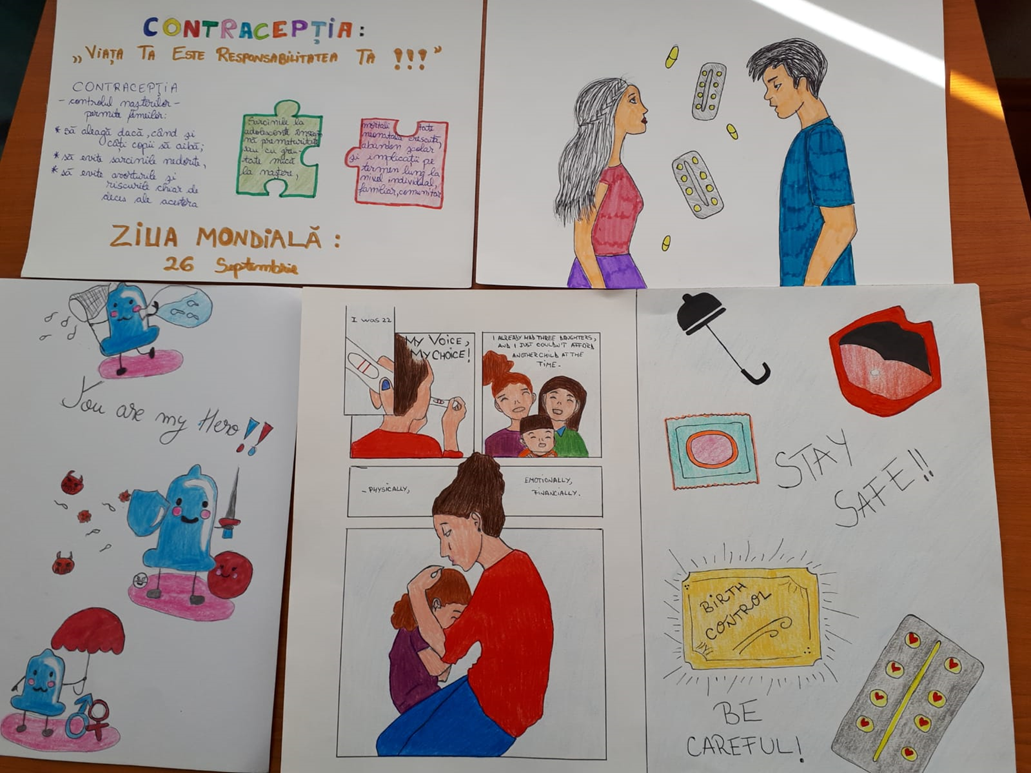 CONSTANȚA: Activități de informare și educare a elevilor despre cancerul de sân și contracepție, la Liceul Teoretic „George Călinescu”