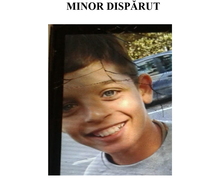 Un minor a fost dat dispărut! Dacă îl vedeți, anunțați autoritățile