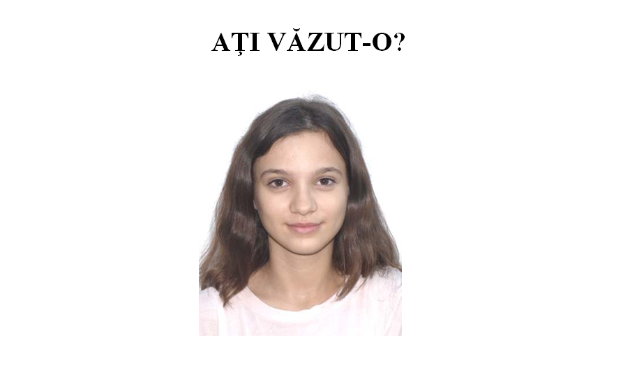 Ați văzut-o? Este căutată de familie și polițiști
