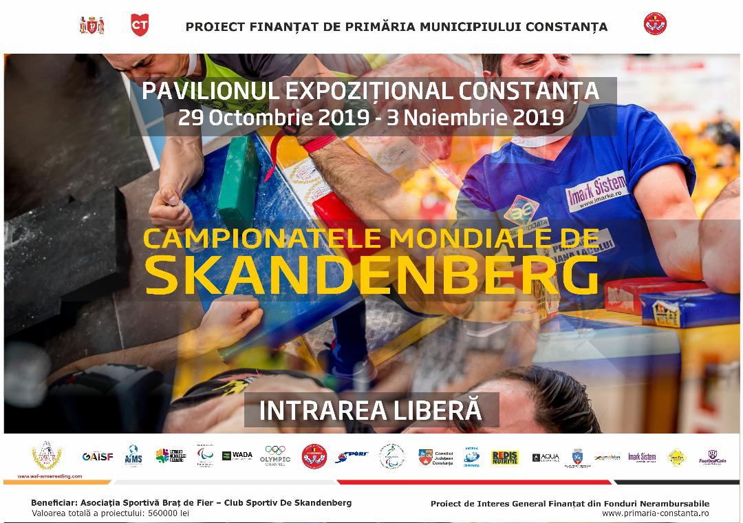 Campionatul Mondial de Skandenberg se va disputa la Constanța