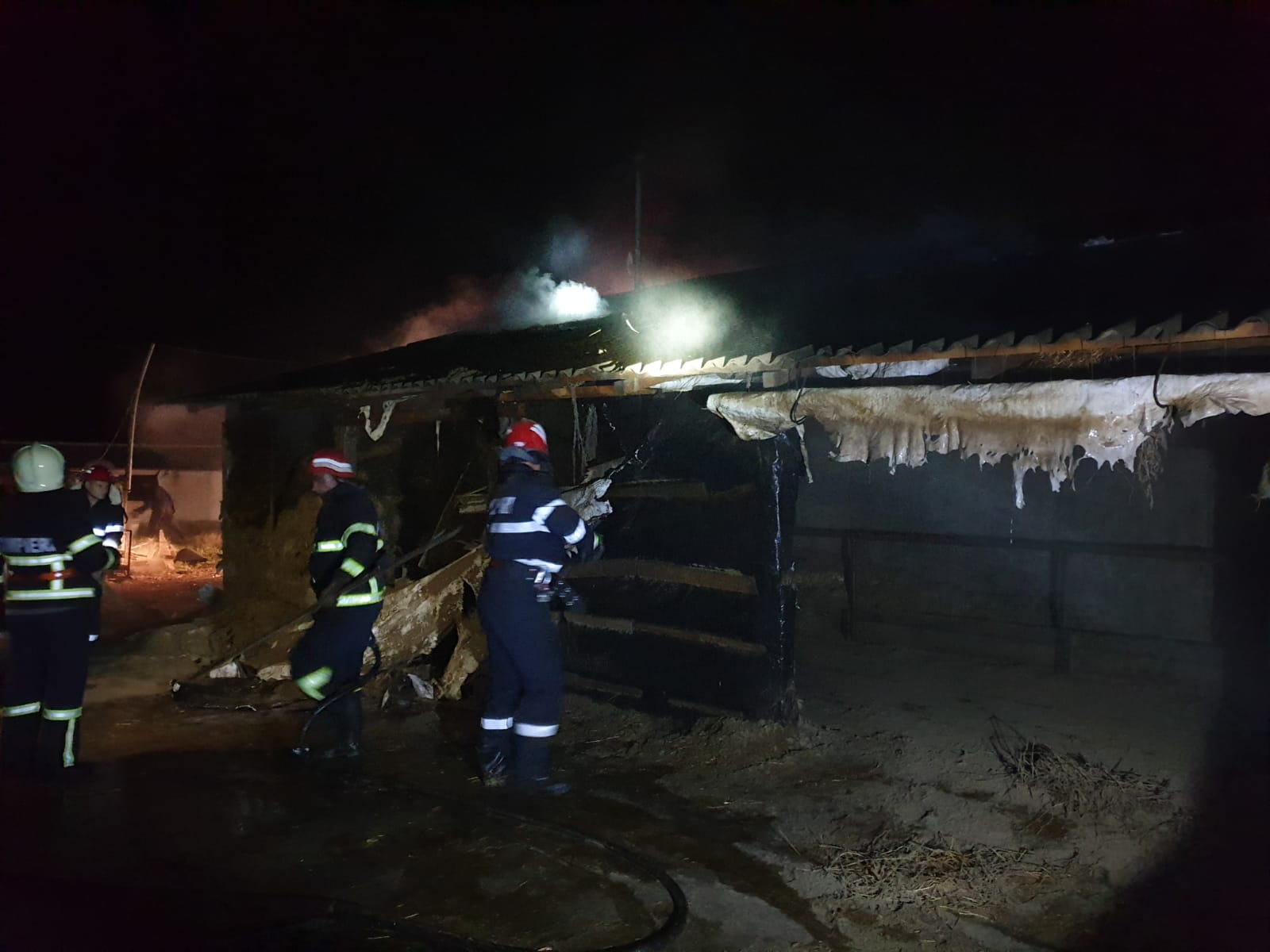 Județul TULCEA: Pompierii au intervenit pentru stingerea unui incendiu care ar fi putut avea efecte grave