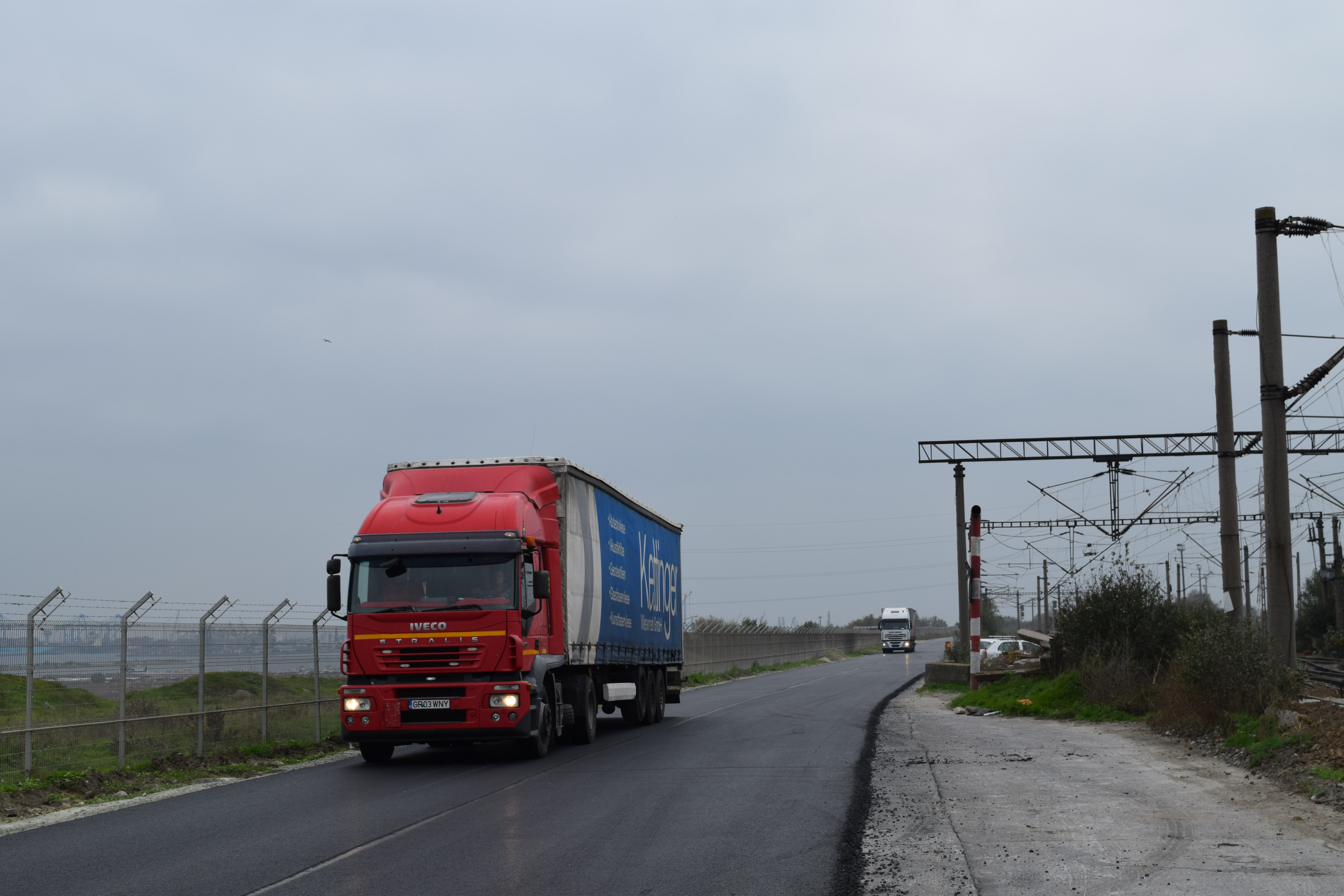 A fost finalizată reabilitarea drumului dintre Poarta 7 și Poarta 9 din Portul Constanța – FOTO