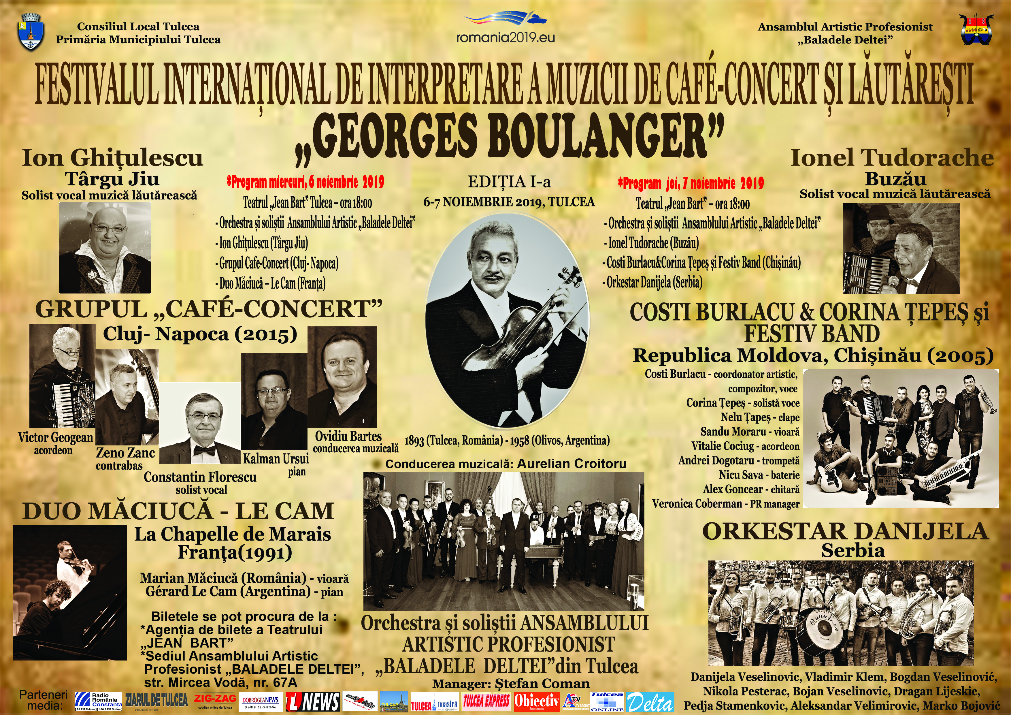 Tulcea: Regal de muzică de Cafe concert