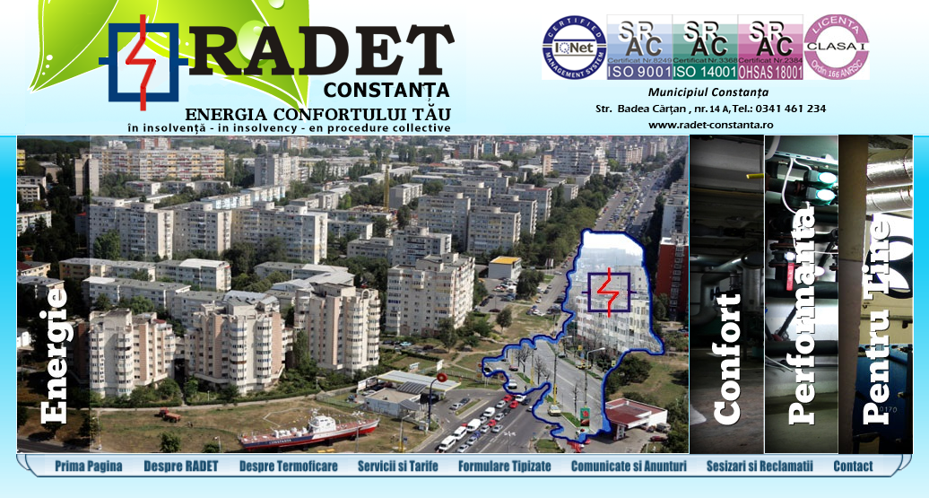 CONSTANȚA: R.A.D.E.T. anunță că începe citirea contoarelor de energie termică montate la consumatori