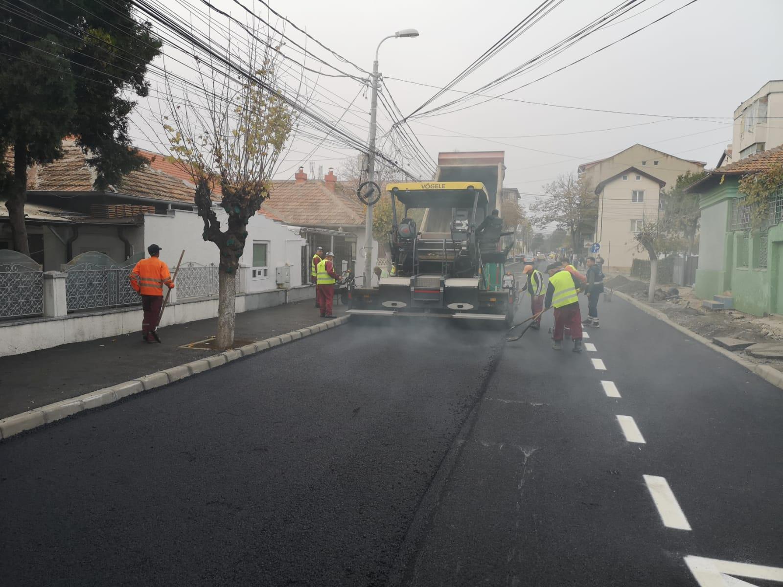CONSTANȚA: Strada Unirii a fost reabilitată pe tronsonul delimitat de strada Ion Rațiu și strada Zorelelor – FOTO