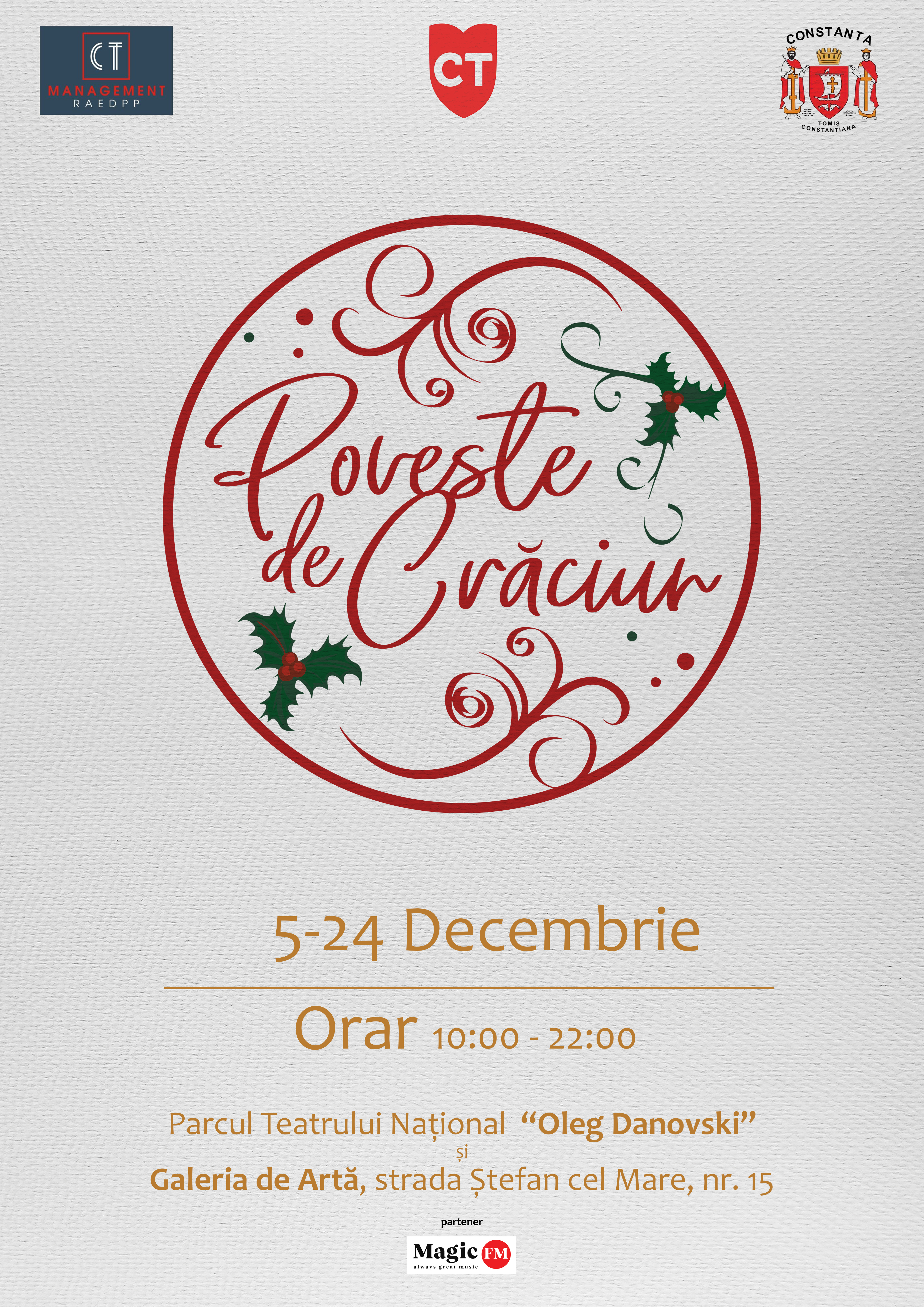 CONSTANȚA: „Poveste de Crăciun”, târgul sărbătorilor de iarnă desfășurat concomitent indoor și outdoor