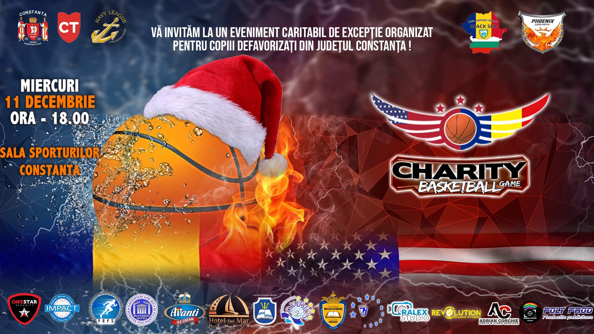 CONSTANȚA: Măsuri de siguranță cu ocazia Charity Basketball Game – FOTO