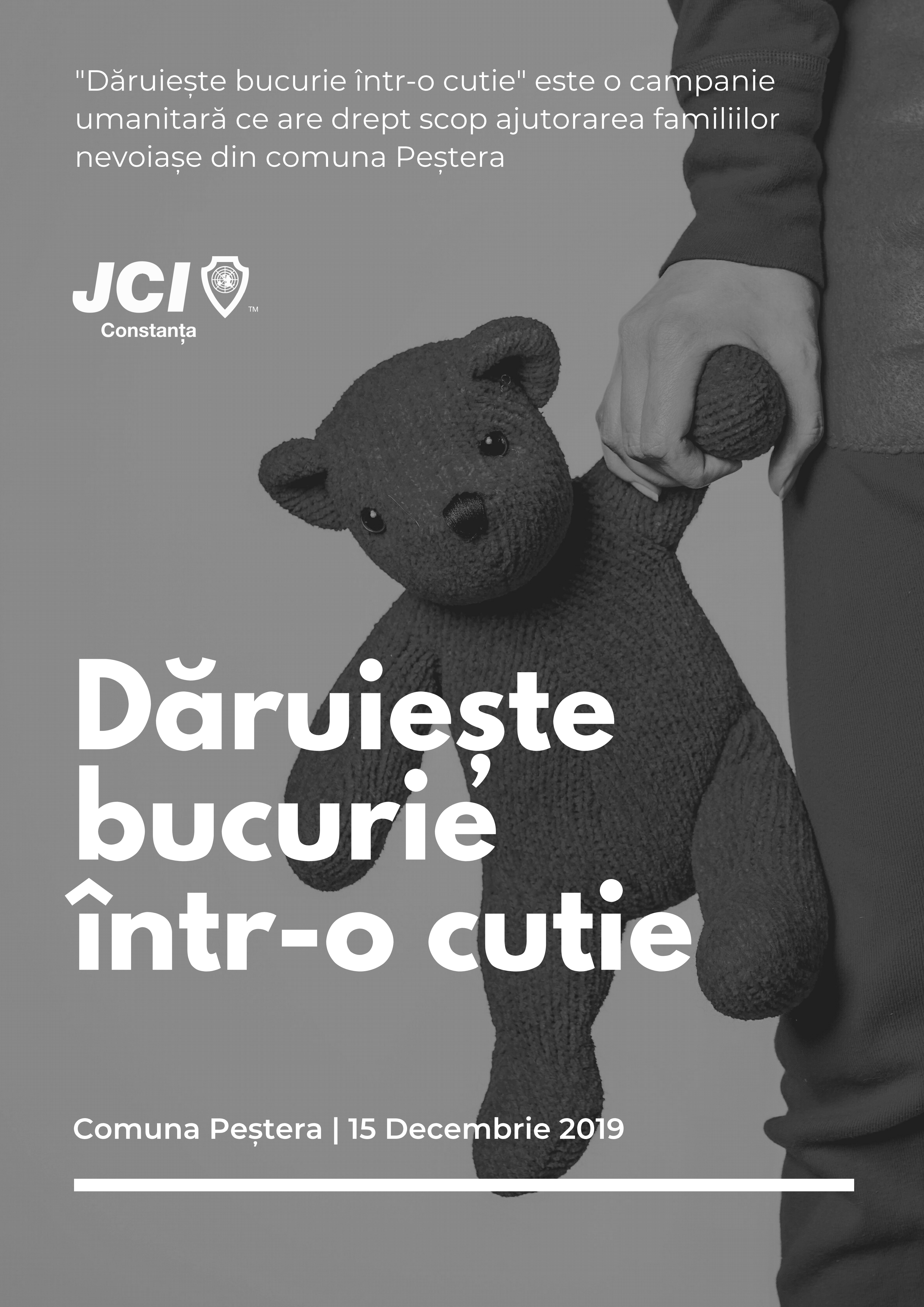 PEȘTERA: Campanie umanitară pentru ajutorarea familiilor nevoiașe din comună