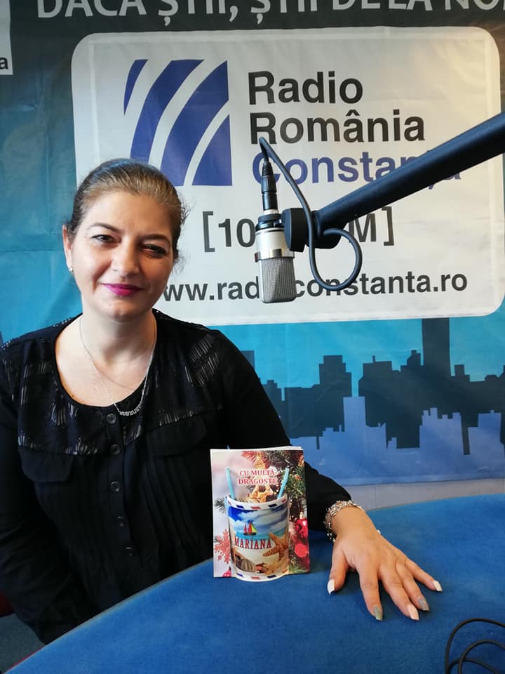 Directorul DJST Constanța, Mariana Solomon, în studioul Radio Constanța