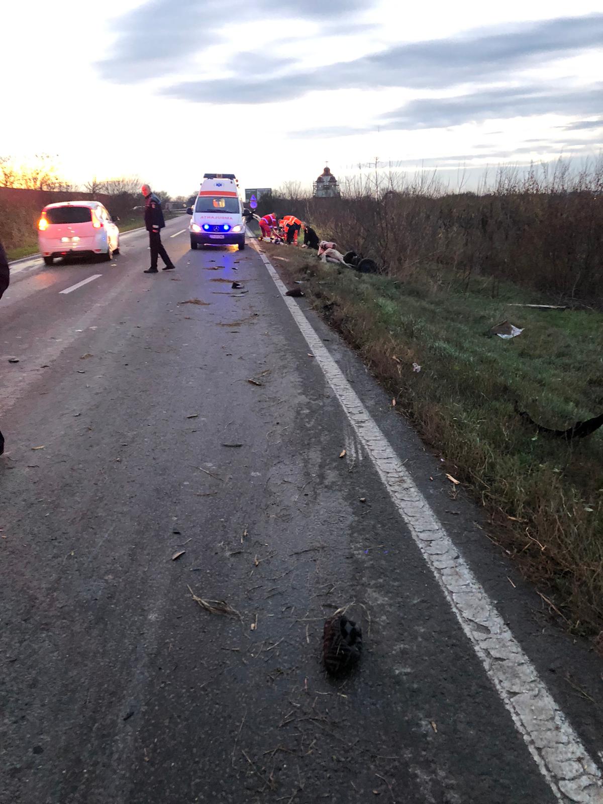 FOTO/Județul CONSTANȚA: Accident mortal în care a fost implicată o căruță