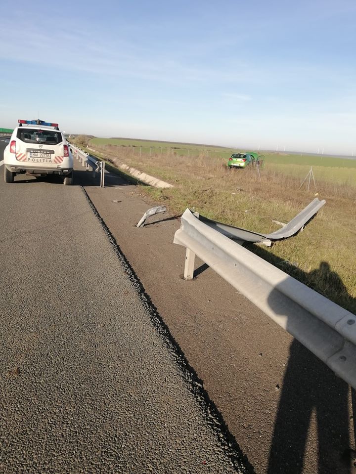 Accident rutier pe Autostrada Soarelui