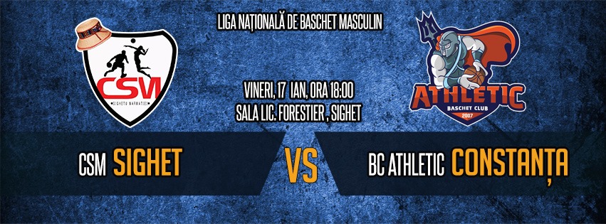 BC Athletic are nevoie de o victorie în meciul cu CSM Sighet