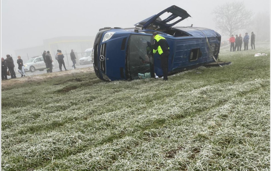 CONSTANȚA: Mai multe victime ale accidentului produs ieri, pe DN 38, au rămas internate în spital