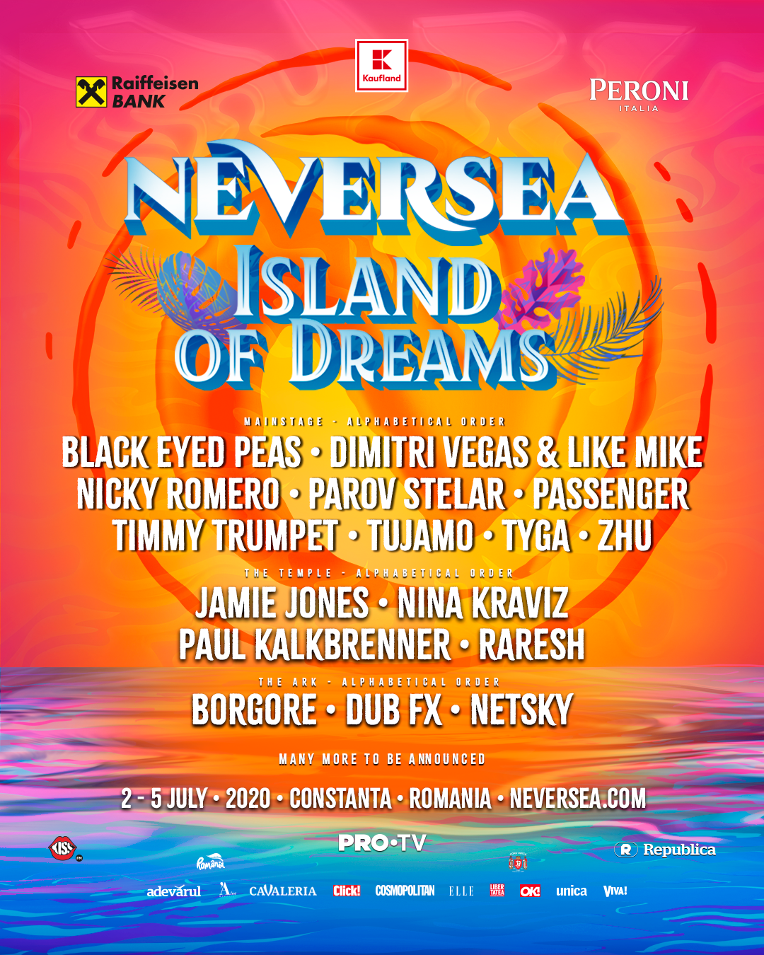 NEVERSEA | Ce artiști și-au anunțat prezența la ediția din acest an a festivalului de la malul mării