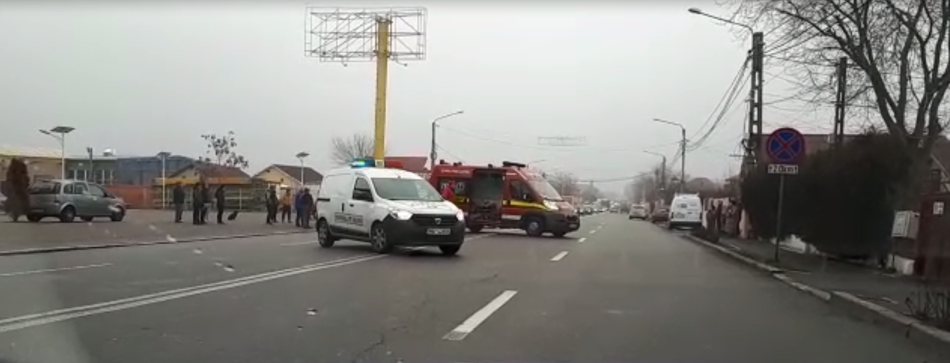 Județul CONSTANȚA: Un accident rutier a avut loc la ieșire din localitatea Valu lui Traian