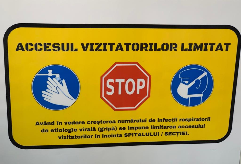 CONSTANȚA: Accesul vizitatorilor a fost limitat în Spitalul Municipal de Boli Infecțioase