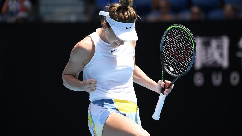 Simona Halep o învinge pe Elise Mertens și este în sferturi la AO