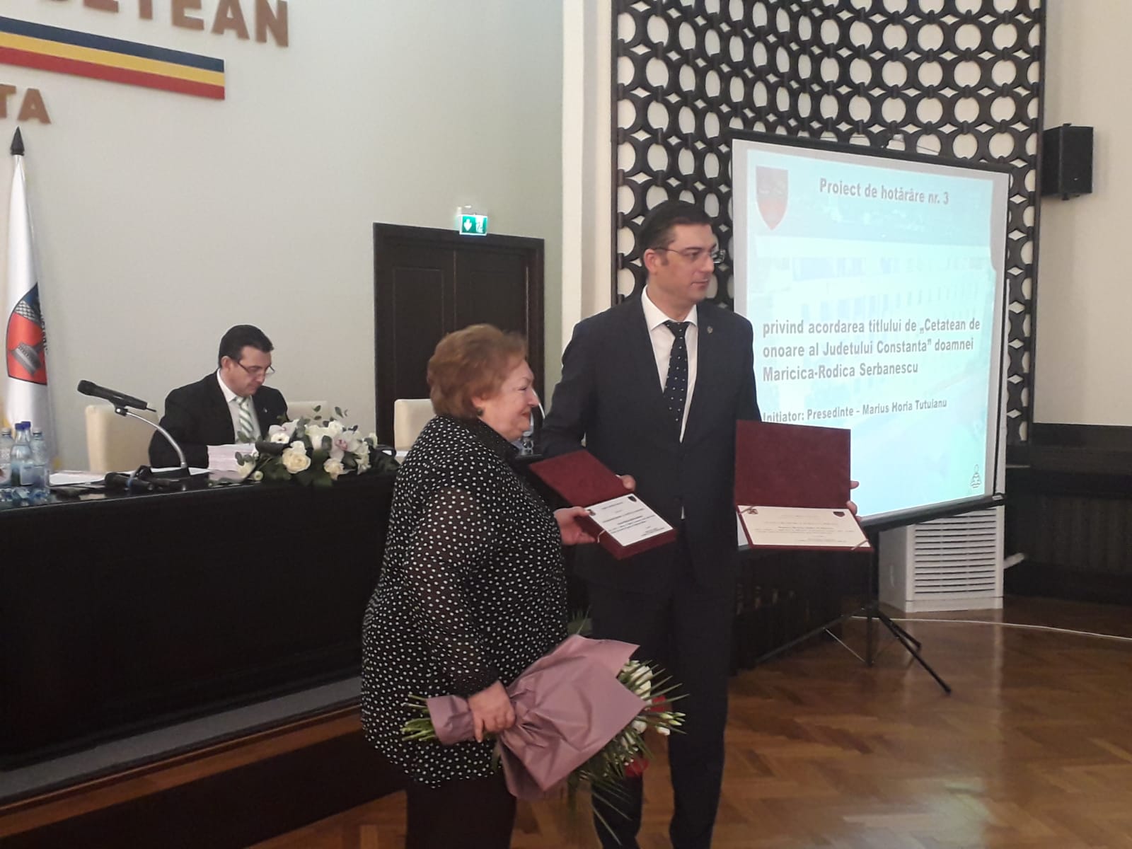 CONSTANȚA: Fostul director al Radio Constanța, Rodica Șerbănescu, Cetățean de Onoare al Județului