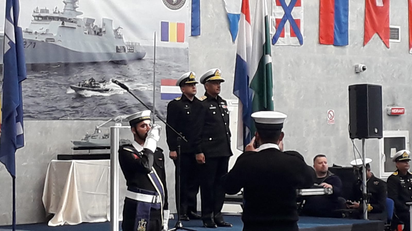 CONSTANȚA: Corvetă construită în România, livrată Marinei Militare din Pakistan
