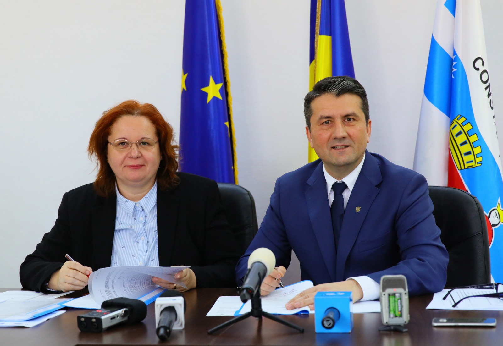 CONSTANȚA: Un contract, de aproape 20 de miloane de euro, pentru lucrări de infrastructură a fost semnat astăzi