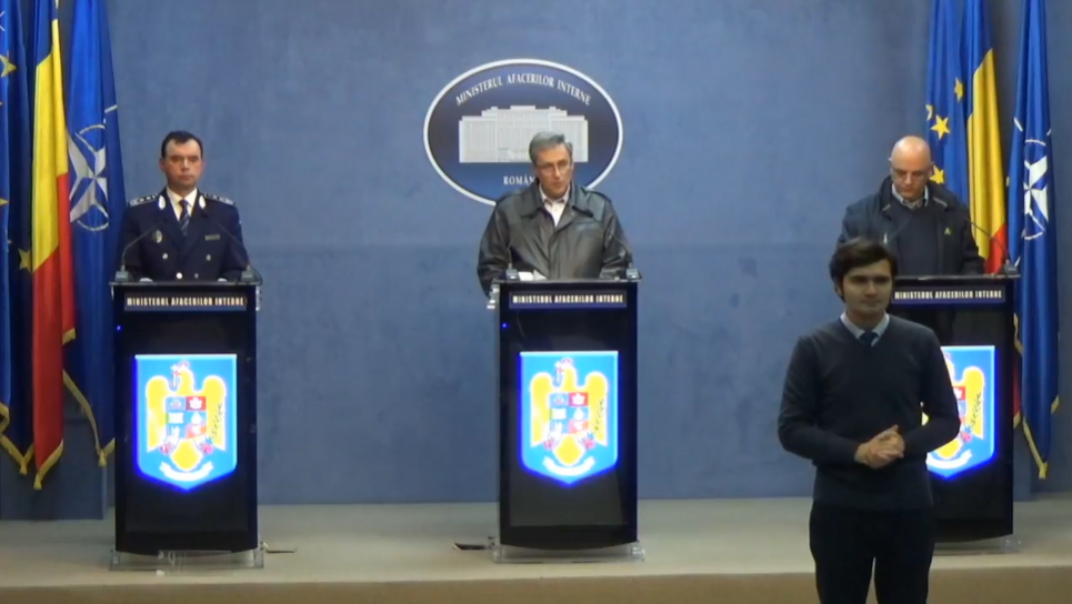 Ministrul Vela anunţă că a semnat Ordonanţa Militară nr 7, care prevede şi carantinarea oraşului Ţăndărei din Ialomiţa
