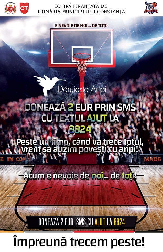 BC Athletic este alături de medicii constănțeni
